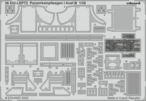 Go to product Eduard 36532 - 1:35 Panzerkampfwagen I Ausf.B