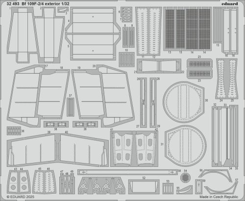 Go to product Eduard 32493 - 1:32 Bf 109F-2/4 exterior