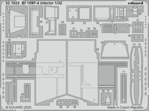 Go to product Eduard 321023 - 1:32 Bf 109F-4