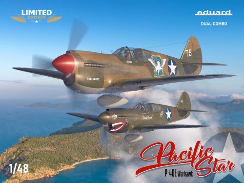 Go to product Eduard 11185 - 1:48 Pacific Star P-40E Warhawk Dual Combo Limited Edition
