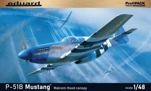 Go to product Eduard 82176 - 1:48 P-51B Mustang Malcolm Hood canopy