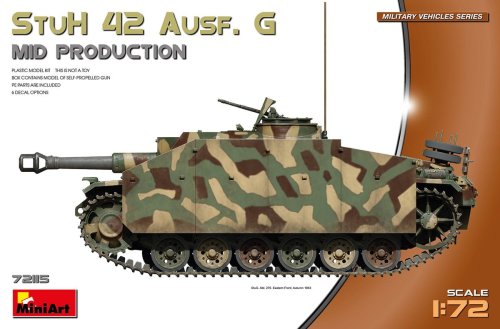 Go to product Miniart 72115 - 1:72 StuH 42 Ausf. G Mid Production