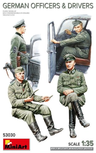 Go to product Miniart 53030 - 1:35 German Officers & Drivers