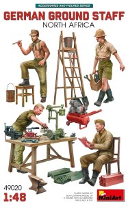 Miniart 49020 - 1:48 German Ground Staff North Africa