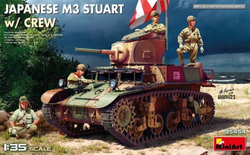 Go to product Miniart 35454 - 1:35 Japanese M3 Stuart w/ Crew