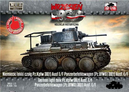 Go to product First To Fight PL116 - Pz.Kpfw 38(t) Ausf E/F