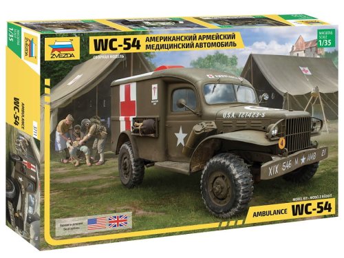 Go to product Zvezda 3711 - 1:35 WC-54 Ambulance