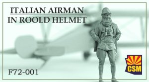 Copper State Models CSM F72001 - 1:72 Italian Airman in Roold Crash Helmet