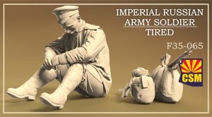 Copper State Models CSM F35065 - 1:35 Imperial Russian Army Soldier Tired.