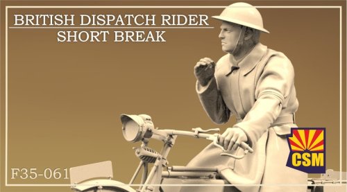 Go to product Copper State Models CSM F35061 - 1:35 British Dispatch Rider on a Short Break