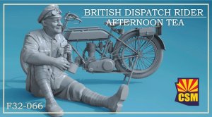 Copper State Models CSM F32066 - 1:32 British Dispatch Rider Afternoon Tea
