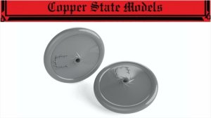 Copper State Models CSM A32019 - 1:32 Nieuport 11 Wheels with Laced Cutouts Rims