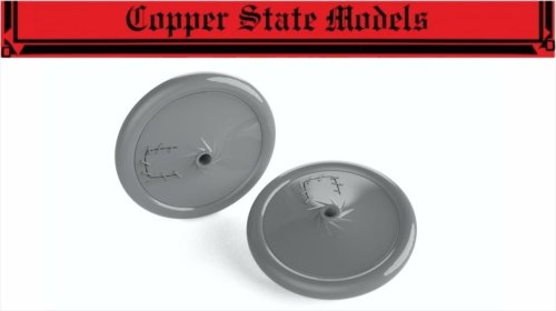 Go to product Copper State Models CSM A32019 - 1:32 Nieuport 11 Wheels with Laced Cutouts Rims