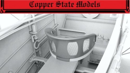 Go to product Copper State Models CSM A32013 - 1:32 Seat Backrest for Caudron G.III British Type.