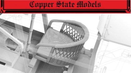 Go to product Copper State Models CSM A32009 - 1:32 Bristol Scout Wicker Seat w/Cushion and Leather Pad