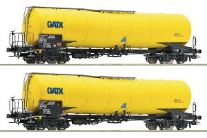 Roco 76025 H0 - Set of 2 Zans tank cars, GATX, ep. VI