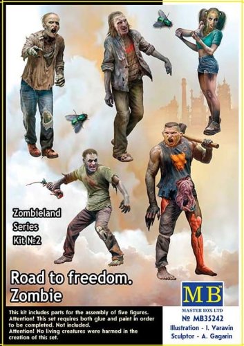 Go to product Master Box 35242 - 1:35 Zombieland Series Kit No. 2 Road to Freedom. Zombie