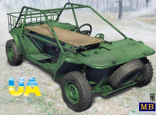 Go to product Master Box 35240 - 1:35 Russian-Ukrainian War Series Buggy Mongoose The Ukrainian Battlefield Evacuation Version
