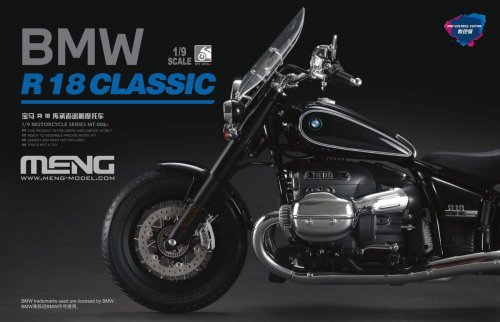 Go to product Meng Model MT006S - 1:9 BMW R18 Classic Pre-Colored Edition