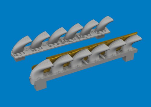 Go to product Eduard 672406 - 1:72 Bf 109G-6 exhaust stacks Print 3D