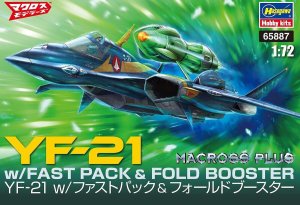 Hasegawa 65887 - 1:72 Macross Plus YF-21 w/ Fast Pack & Fold Booster