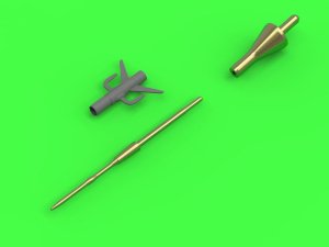 MASTER AM-72-115 - 1:72 MiG-31 Foxhound Pitot tube