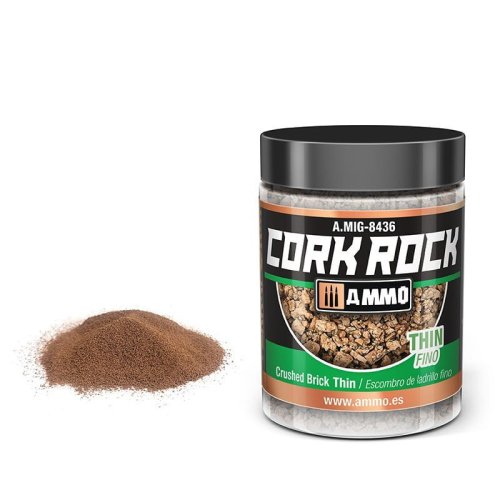 Go to product Ammo Mig 8436 - Cork Rock Crushed Brick thin 100 ml