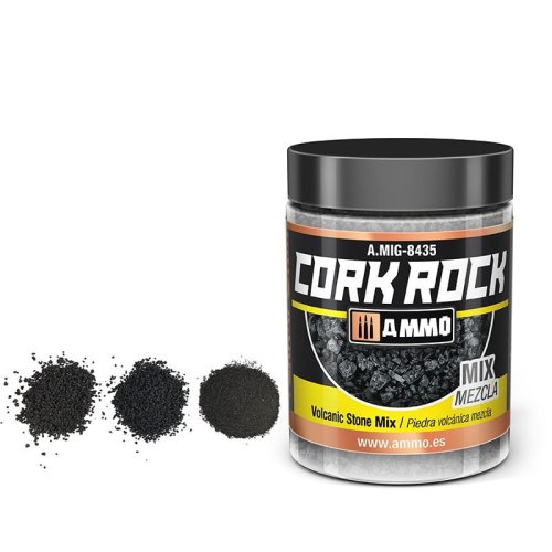 Go to product Ammo Mig 8435 - Cork Rock Vulcanic mix 100 ml