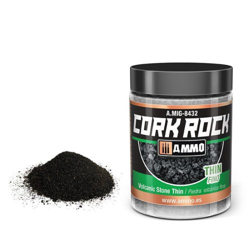 Go to product Ammo Mig 8432 - Cork Rock Vulcanic thin 100 ml