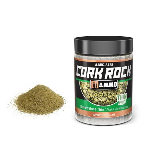 Go to product Ammo Mig 8428 - Cork Rock Desert Stone thin 100 ml