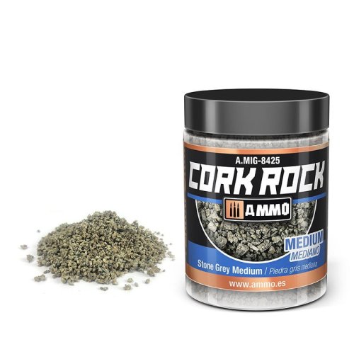 Go to product Ammo Mig 8425 - Cork Rock Gray Stone medium 100 ml