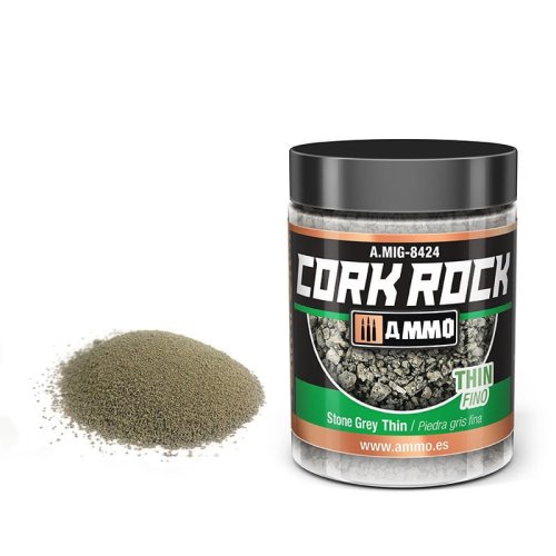 Go to product Ammo Mig 8424 - Cork Rock Gray Stone thin 100 ml