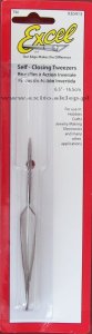 EXCEL 30413 - 4 1/2" Pointed Self Closing Tweezers