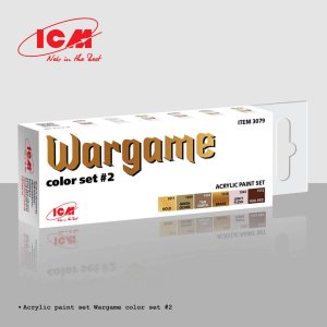 ICM 3079 - Wargame Color Set #2 paint set
