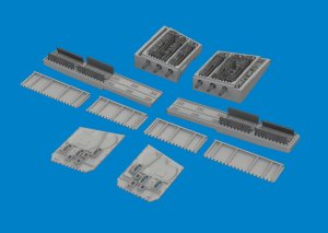 Eduard 6481075 - 1:48 P-40E gun bays Print 3D