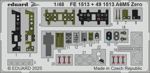 Go to product Eduard FE1513 - 1:48 A6M5 Zero