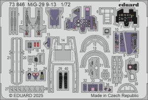 Eduard 73846 - 1:72 MiG-29 9-13