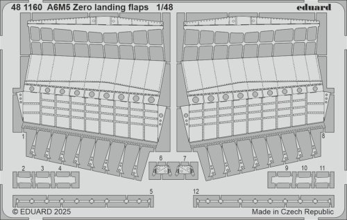 Go to product Eduard 481160 - 1:48 A6M5 Zero landing flaps