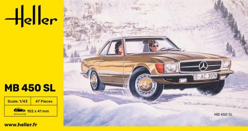 Go to product Heller 80171 - 1:43 Mercedes Benz 450 SL