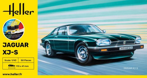 Go to product Heller 56183 - 1:43 Jaguar XJ-S model with paints