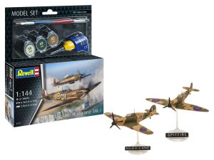 Revell 63771 - 1:144 Spitfire Ia & Hurricane models with paint