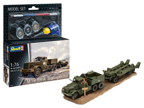 Go to product Revell 63364 - 1:76 M19 Tank Transporter model with paints