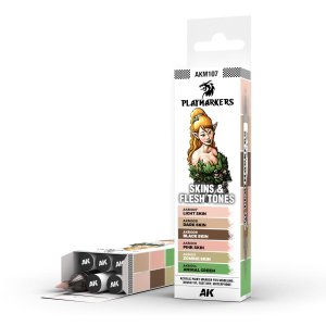 AK Interactive AKM107 - Playmarkers Skin & Flesh Tones acrylic paint makers set