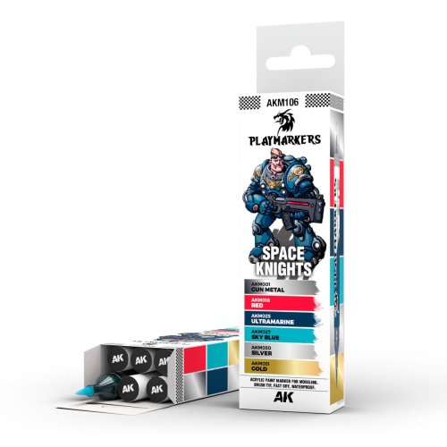 Go to product AK Interactive AKM106 - Playmarkers Space Knights acrylic paint makers set