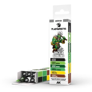 AK Interactive AKM104 - Playmarkers Orcs & Goblins acrylic paint makers set