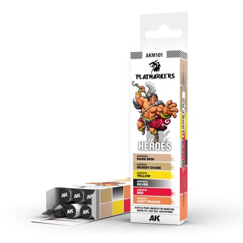 Go to product AK Interactive AKM101 - Playmarkers Heroes acrylic paint makers set