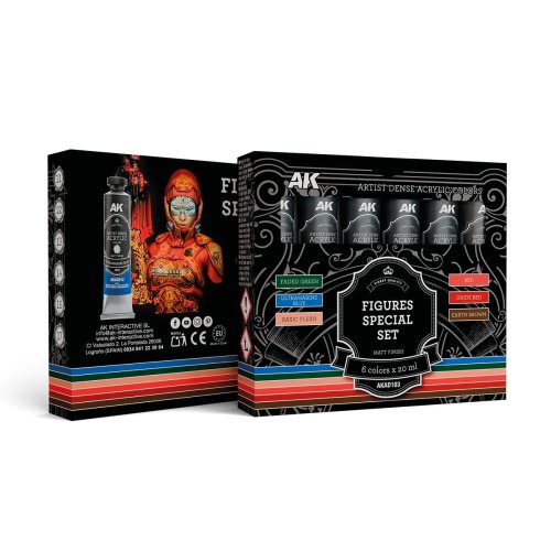 Go to product AK Interactive AD103 - Artistic Dense Acrylic Color paint set Figures Special