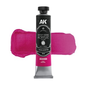 AK Interactive AD005 - Artistic Dense Acrylic Color paint Magenta 20 ml