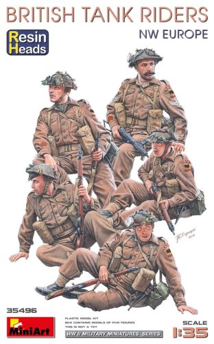 Go to product Miniart 35496 - 1:35 Brisith Tank Riders NW Europe