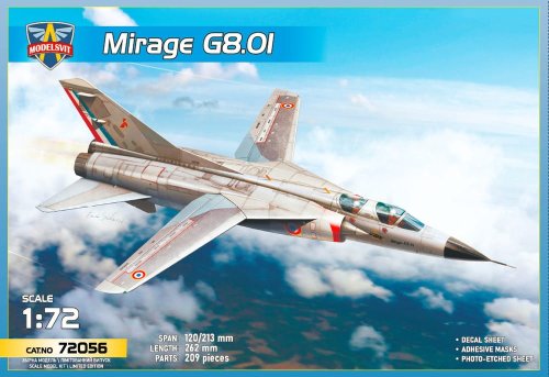 Go to product Modelsvit 72056 - 1:72 Mirage G8.01
